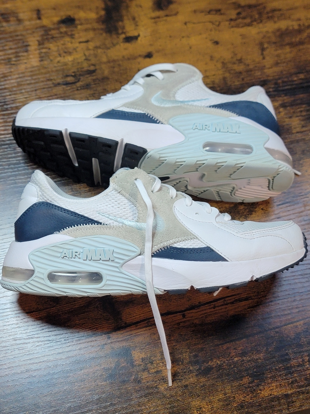 Nike Women’s White Navy Air Max Sneakers